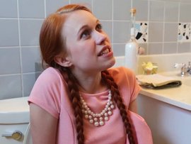 Teen Redhead Dolly Little Satisfies A Big cock