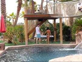 Petite Slut Megan Rain Worships A Monster Cock