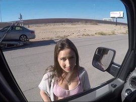 Hitchhiking Hottie Makes His Fantasies Come True
