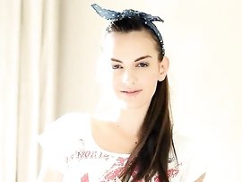 Tiny Tits Are Quite Nice On This Solo Teenager