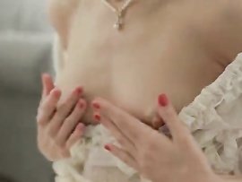 Teen Nipples Get Hard As The Solo Girl Masturbates